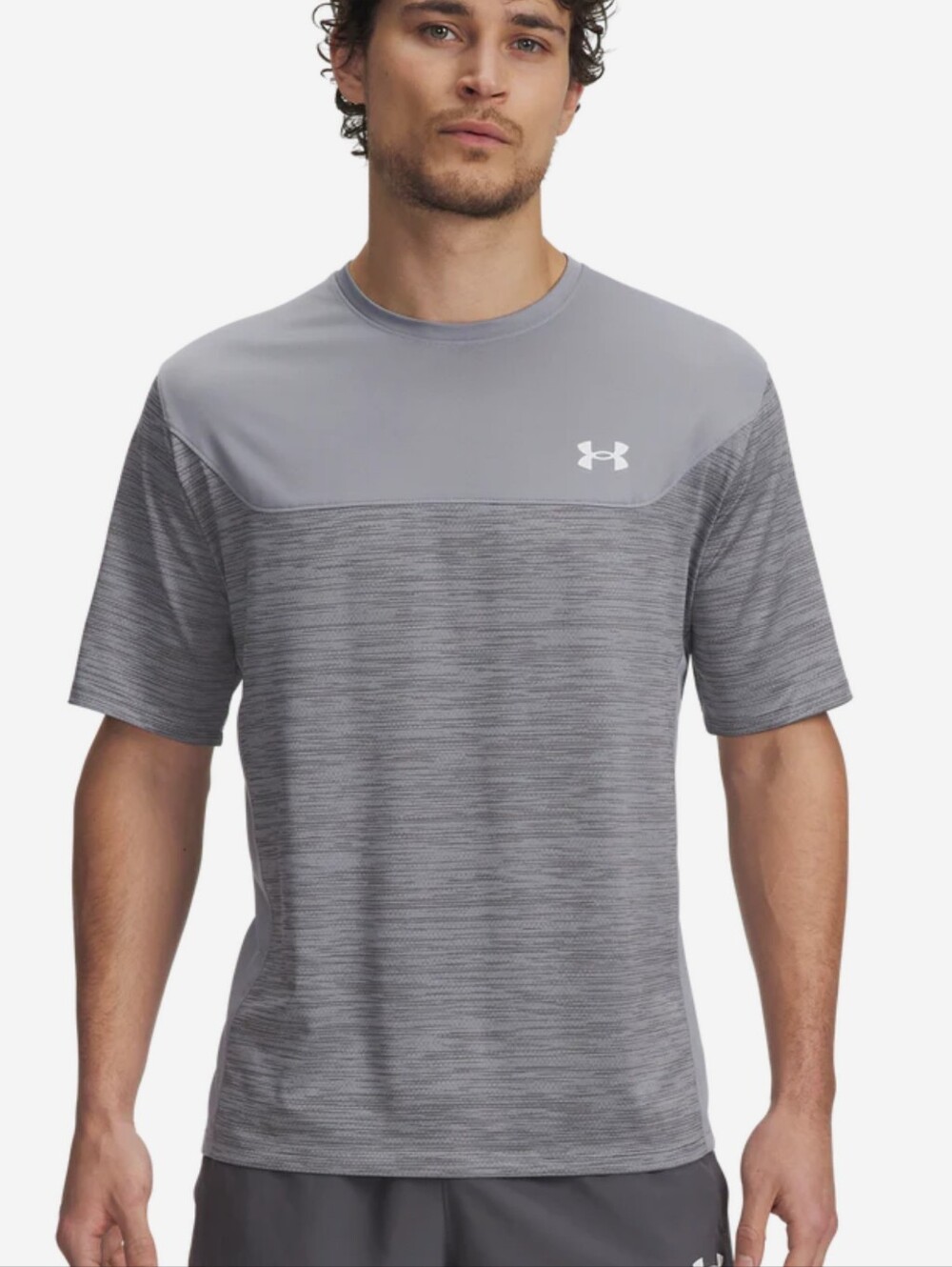 Under Armour Tech Utility  Short Sleeve Tee ~ Grey 6004965-035 | Men's: L *NWT